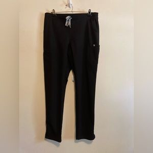 Figs Cargo Scrub Pant Black M/TALL*